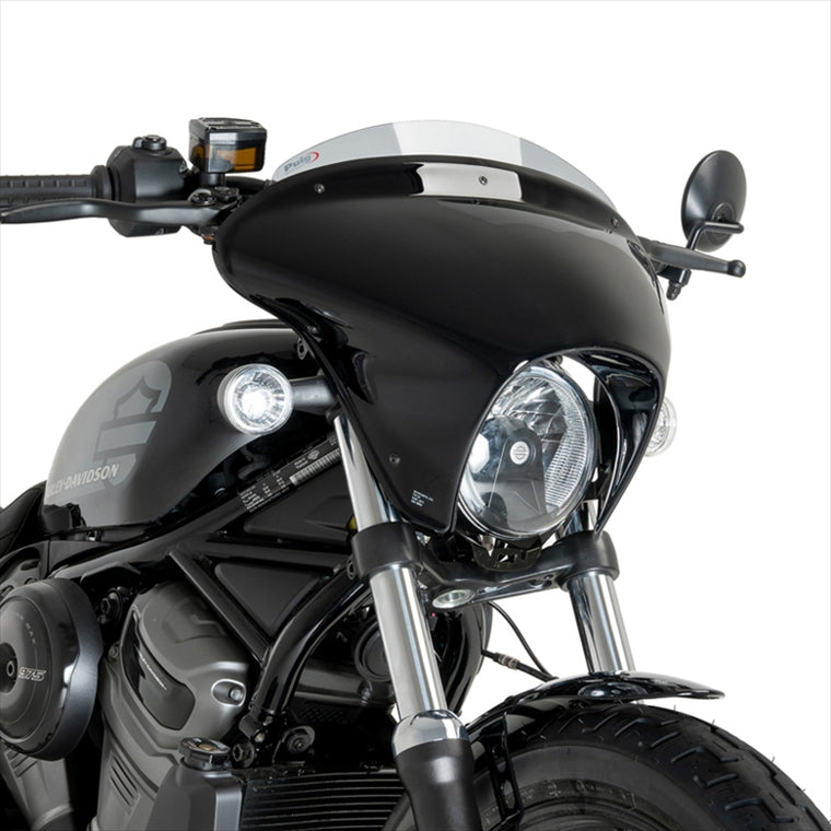 プーチ｜ウインドシールド バットウイングSML SPORT グロスブラック/スモーク HARLEY-D NIGHTSTER 975 SPECIAL 23-｜21913H
