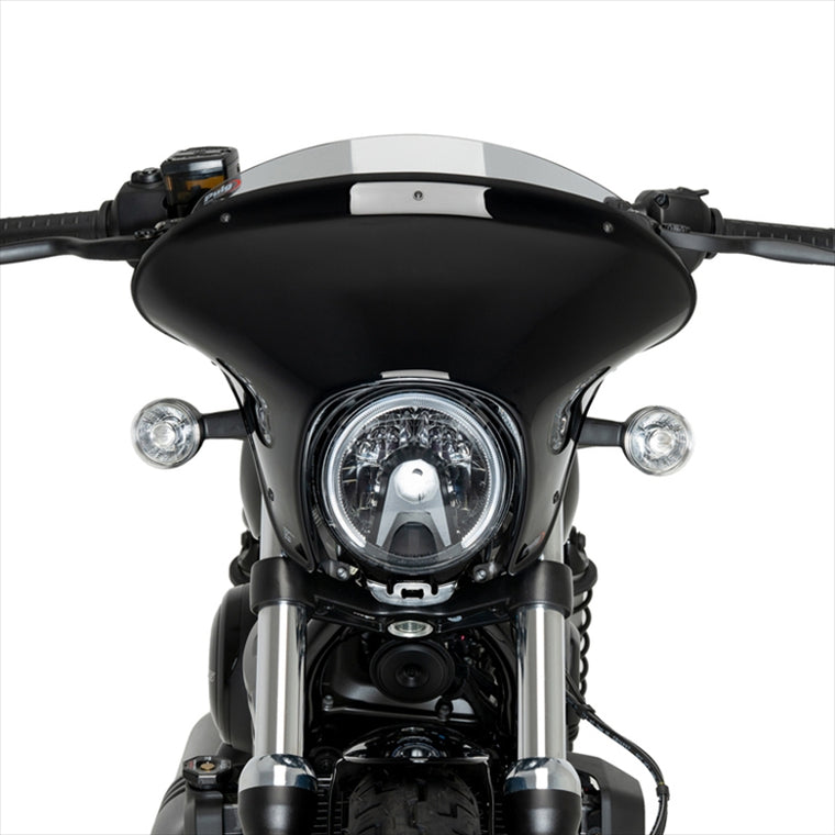プーチ｜ウインドシールド バットウイングSML SPORT グロスブラック/スモーク HARLEY-D NIGHTSTER 975 SPECIAL 23-｜21913H