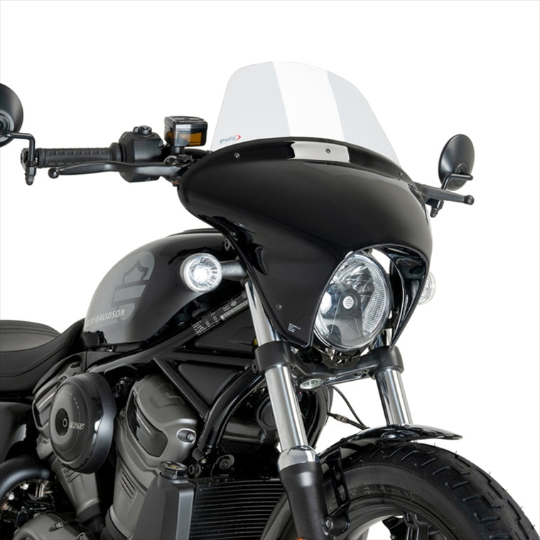 プーチ｜ウインドシールド バットウイングSML TOURING グロスブラック/クリア HARLEY-D NIGHTSTER 975 SPECIAL 23-｜21914W