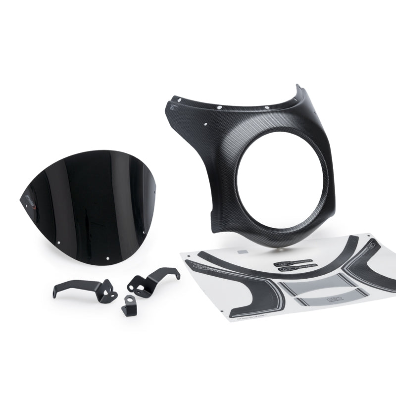 PUIG(プーチ) レトロセミフェアリング Carboon Print/Black 21962N