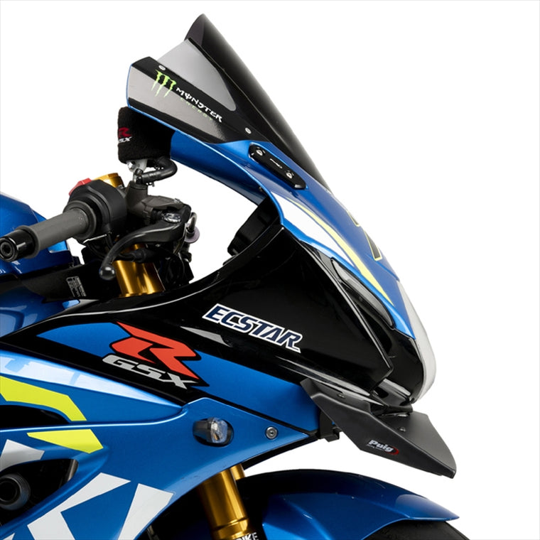 プーチ｜フロントスポイラーGPマットブラック(つや消し) GSX-R1000 17-21 GSX-R1000R 17-21｜22075J