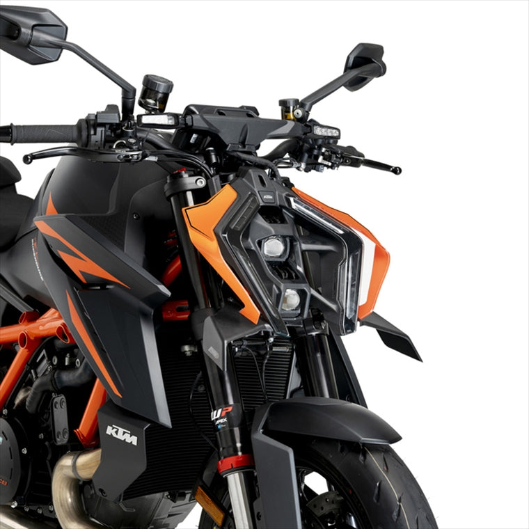プーチ｜フロントダウンフォースネイキッドスポイラー MATTブラック 1390 SUPER DUKE R  24-/1390 SUPER DUKE R EVO 24-｜21909J