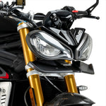 プーチ｜フロントダウンフォースネイキッドスポイラー カーボンルック SPEED TRIPLE 1200 RS 21-/STREET TRIPLE 765 R 23-/765 RS 23-｜21594C