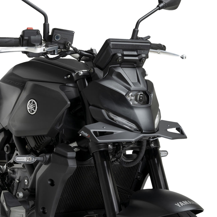 PUIG(プーチ)｜フロントダウンフォースネイキッドスポイラー MATT BLACK｜22417J