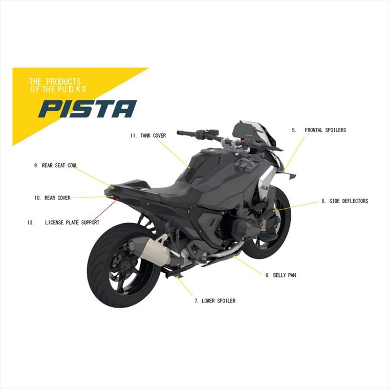 PUIG(プーチ)｜PISTA コンプリートキット｜22376N