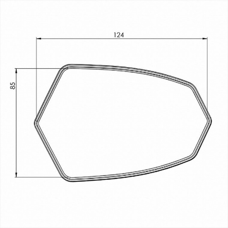 【プーチ】プーチ GT-1ミラー LEFT シルバー／シルバー 汎用 019DD