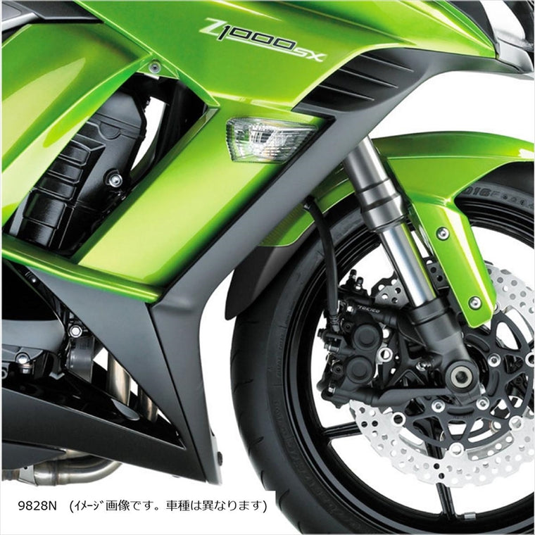 プーチ｜エクステンドフェンダー(フロント) ブラック｜9828N
