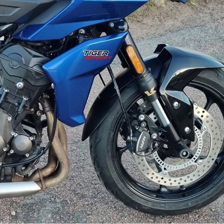 プーチ｜エクステンドフェンダー(フロント) ブラック TIGER SPORT 660 22-25｜21290N