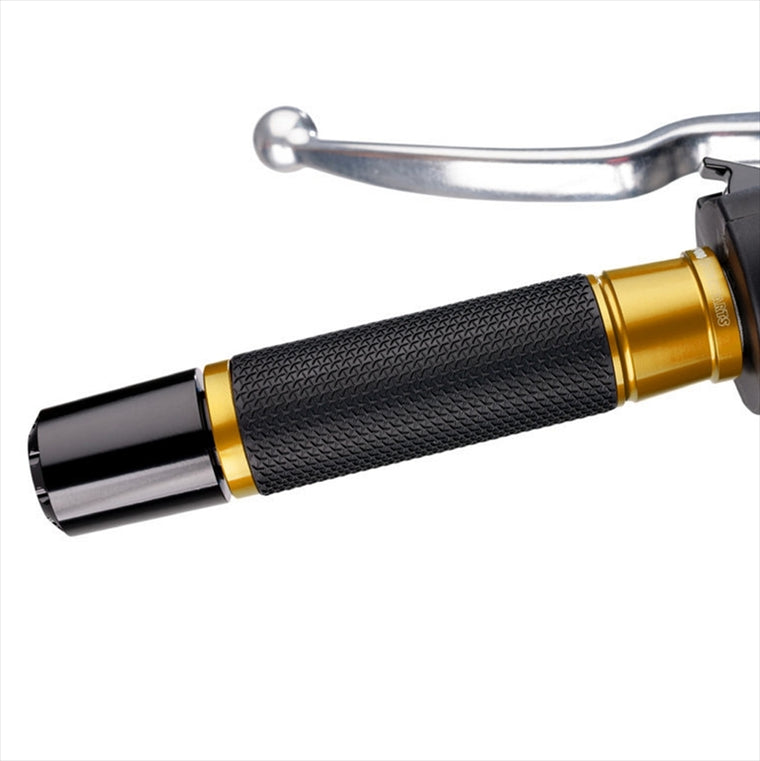 PUIG(プーチ)HI-TECH ASCENT GRIPS 123mm ゴ-ルド3553O