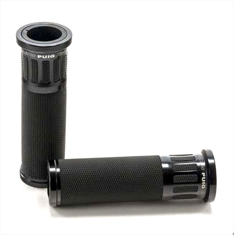 PUIG(プーチ)｜HI-TECH RACINGグリップ 119mm ブラック｜5879N