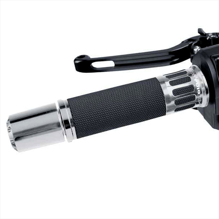 PUIG(プーチ)｜HI-TECH RACINGグリップ 119mm シルバー｜5879P