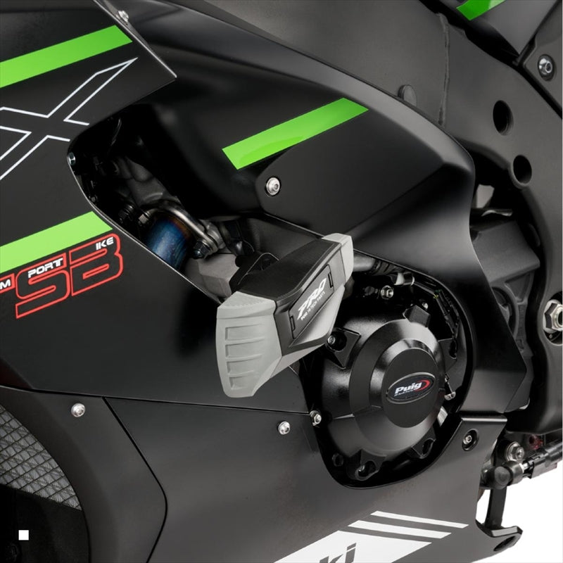 かわのページ バイクパーツ 外装 プーチ フロント アクスルスライダーブラック 21123N