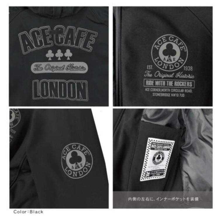 ACE CAFE LONDON｜WP ソフトシェル パドックジャケット｜FS2501SJ