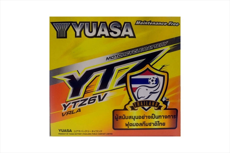 YUASA THAILAND(タイユアサ)｜バッテリー 12V｜YTZ6V