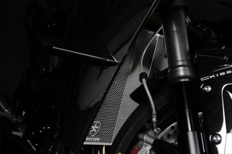トリックスター｜ラジエターコアガード シルバー Ninja H2 15-17/R 15-17/SX 18-/SX+ 19・Z H2 20｜AVHG-H01-SV
