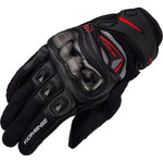 【KOMINE】コミネ GK-224 カーボンPレザーMグローブ MGLV BLK M【カタログ品番：P097-4897】【メーカー品番：06-224】