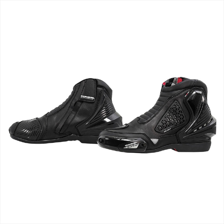 【コミネ】BK-086 AIR THROUGH Rシューズ BLK 29.0 05-086