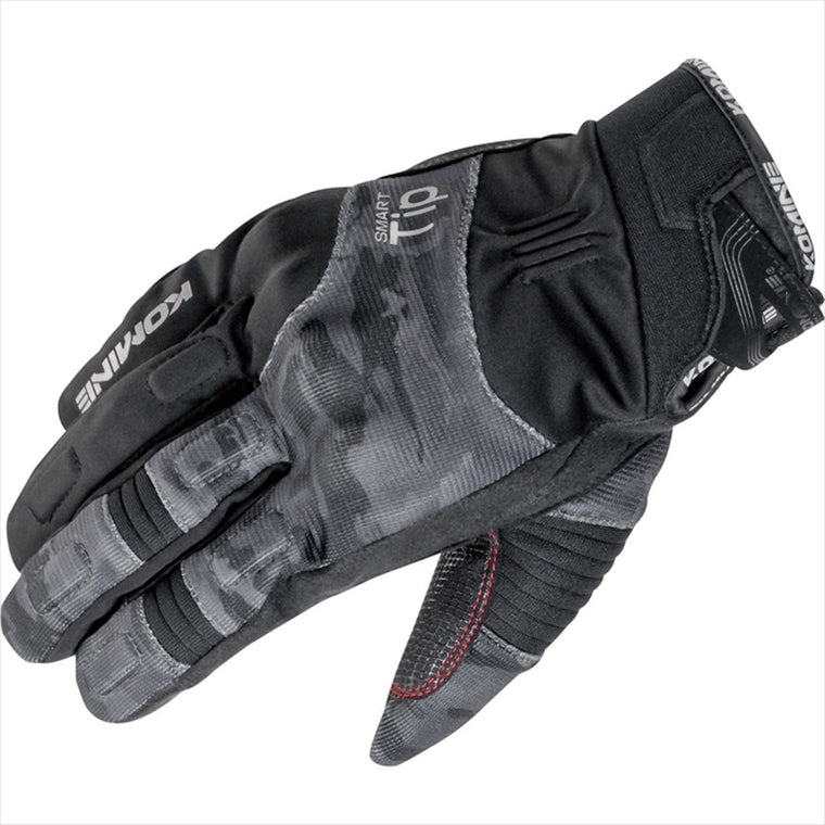 【コミネ】GK-818 プロテクトWグローブ Neo-Black-Camo L 06-818