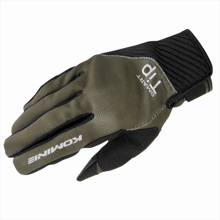 【コミネ】GK-185 ストレッチメッシュグローブ    Olive 2XL 06-185
