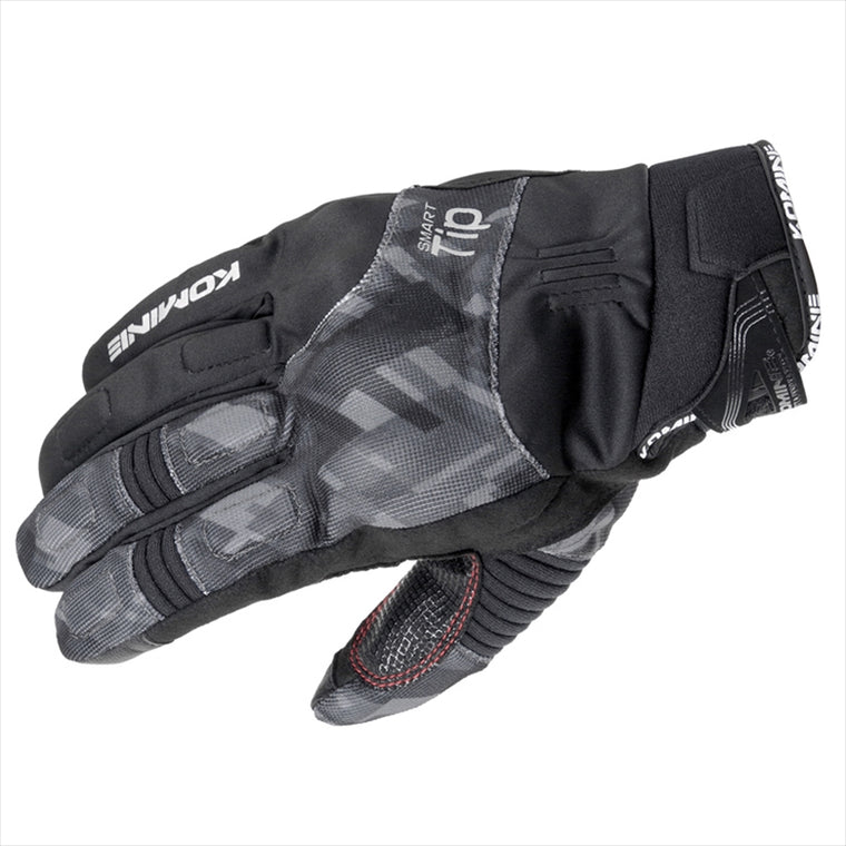 【コミネ】GK-818 プロテクトWグローブ Plaid-Black S 06-818