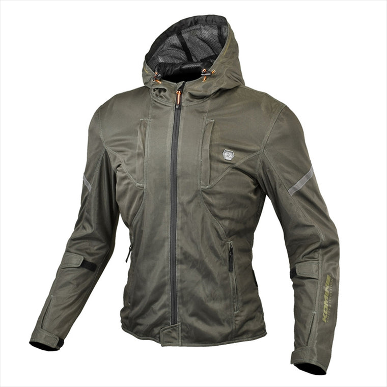 【コミネ】JK-152 プロテクトメッシュパーカ     Olive L 07-152