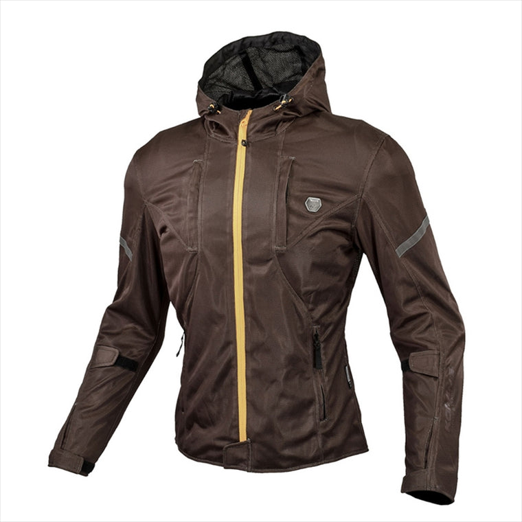 【コミネ】JK-152 プロテクトメッシュパーカ     Brown 3XL 07-152