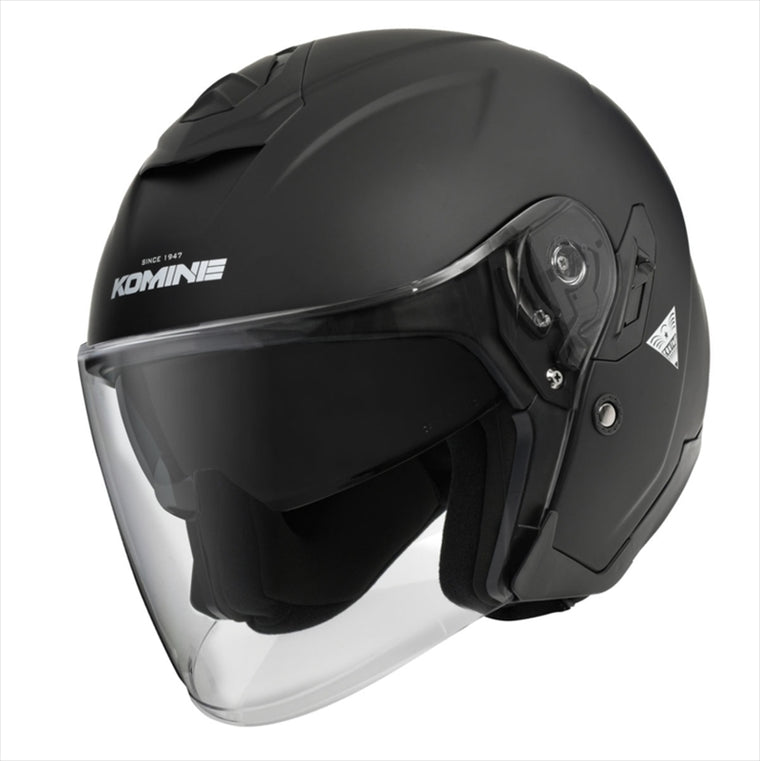 【コミネ】HK-172 FL C FRP JETヘルメット M.BK XL 01-172