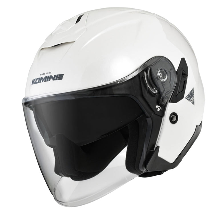 【コミネ】HK-172 FL C FRP JETヘルメット P.WHT XL 01-172