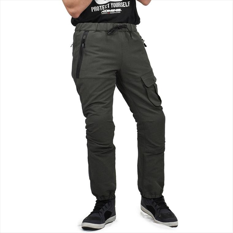 【コミネ】PK-752 COOLDRY P JOGGERパンツ Olive L 07-752