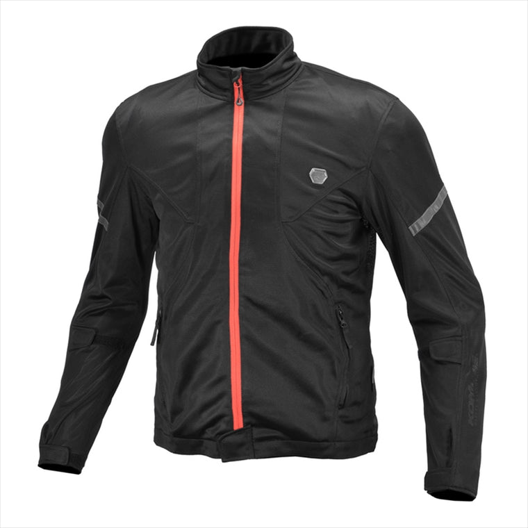【コミネ】JK-162 P FULL M JKT NEO   BK/Red XL 07-162