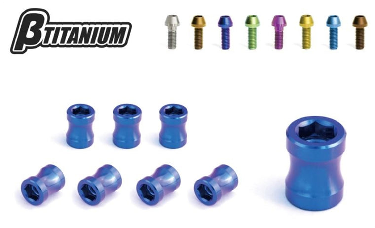 βTITANIUM(ベータチタニウム)｜エキゾーストスタッドナット｜BT-ENK3-8