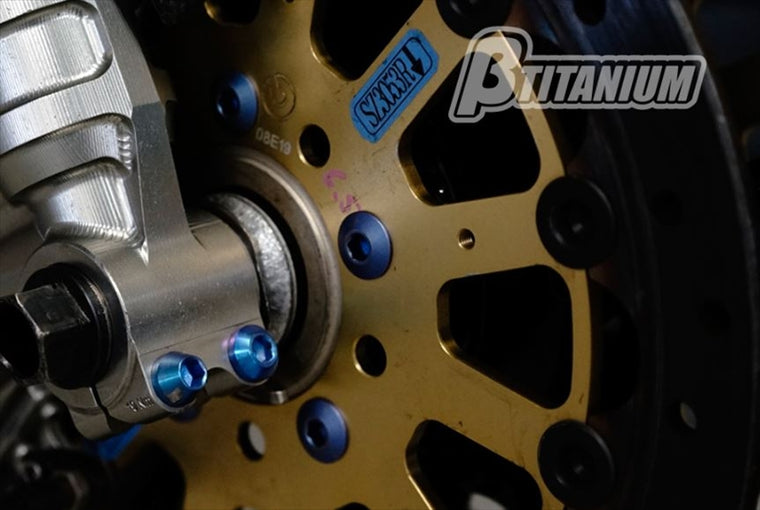 βTITANIUM(ベータチタニウム)｜Fフォークピンチボルト ｜BT-FPK6-1-TC-WB