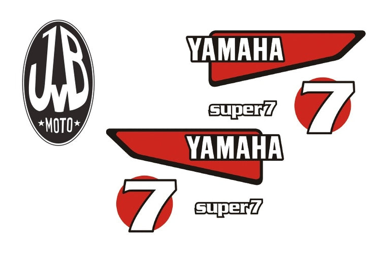 JvB MOTO(ジェーブイビーモト)｜SUPER7 デカールキット ｜KD-JVB0045