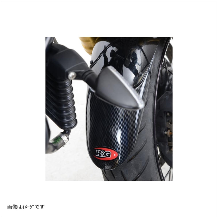 アールアンドジー｜フロントフェンダーエクステンダーカーボン柄｜RG-FERG0348CL