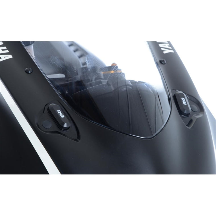 アールアンドジー｜ミラーブランキングプレート BLK｜RG-MBP0028BK