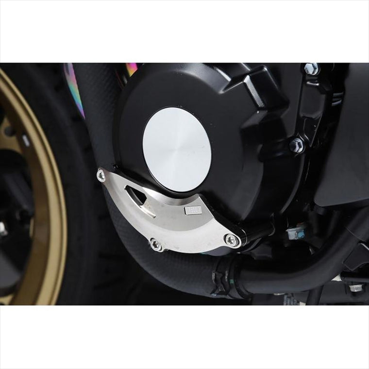 アエラ｜エンジンカバーガードセット3点・無電解ニッケルめっき Kawasaki Z900RS/CAFE｜AE-68901-Ni