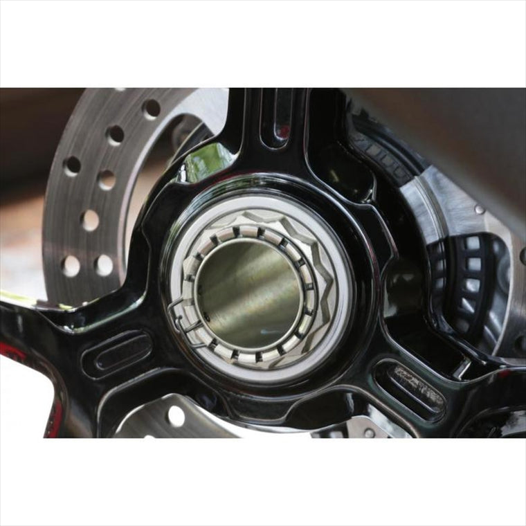 アエラ｜AELLA リアアクスルナット用ステンレスロックピンセット ポリッシュ Panigale、M1200｜AE-74002A-PO