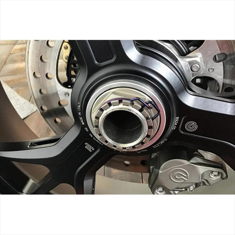 アエラ｜AELLA リアアクスルナット用ステンレスロックピンセットSC スペシャルカラー 916 M1100｜AE-74003A-SC