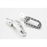アエラ｜AELLA アルミ削り出し可変ステップバーキット ホワイト Hypermotard698Mono｜AE-11012 WT