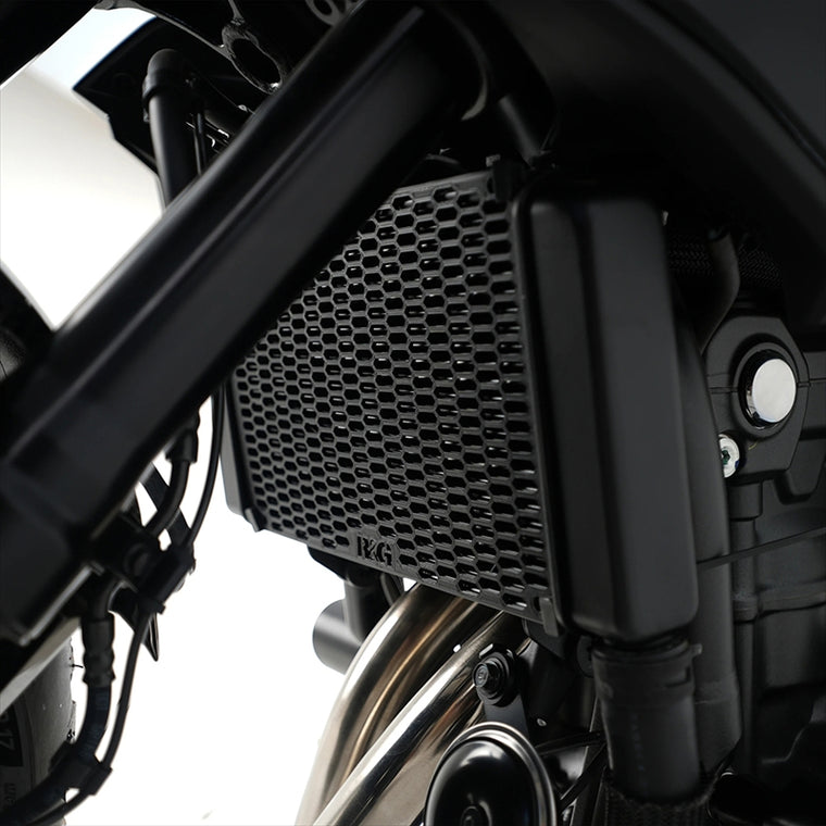 アールアンドジー｜Radiator Guards:BLACK CBR400R(13-19) CBR500R(13-19) CB500F(19-)｜RG-RAD0358PROBK