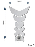 アールアンドジー｜Eazi-Grip Tank Grips:PRO:CLEAR Design C (Centre Tank Pads)｜RG-PROCENTREPADCCL