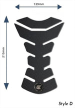 アールアンドジー｜Eazi-Grip Tank Grips:PRO:BLACK COLOR Design D (Centre Tank Pads)｜RG-PROCENTREPADDBL