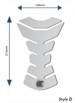アールアンドジー｜Eazi-Grip Tank Grips:PRO:CLEAR Design D (Centre Tank Pads)｜RG-PROCENTREPADDCL
