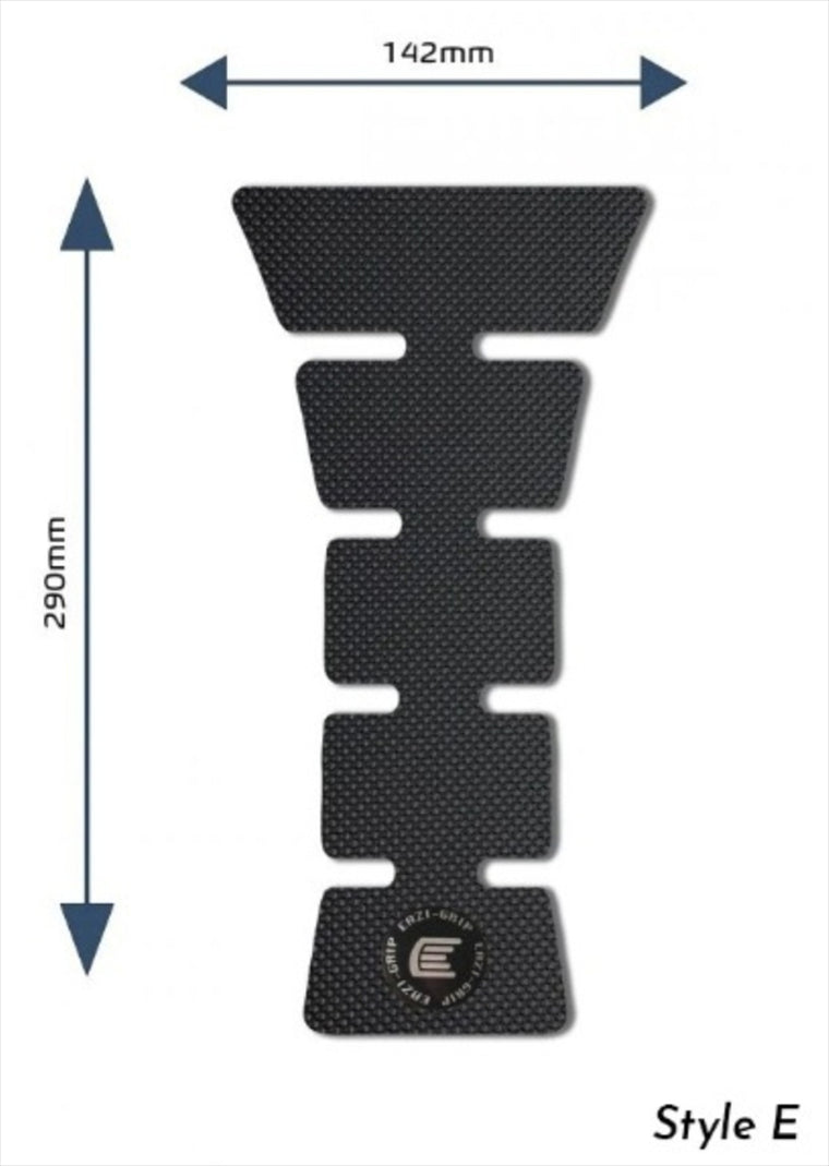アールアンドジー｜Eazi-Grip Tank Grips:PRO:BLACK COLOR Design E (Centre Tank Pads)｜RG-PROCENTREPADEBL