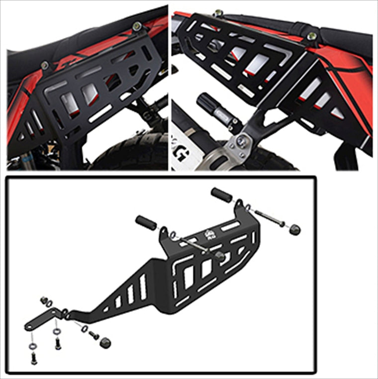 アールアンドジー｜ラゲッジサイドレール:BLACK Himalayan450(24-)｜RG-LSR0014BK
