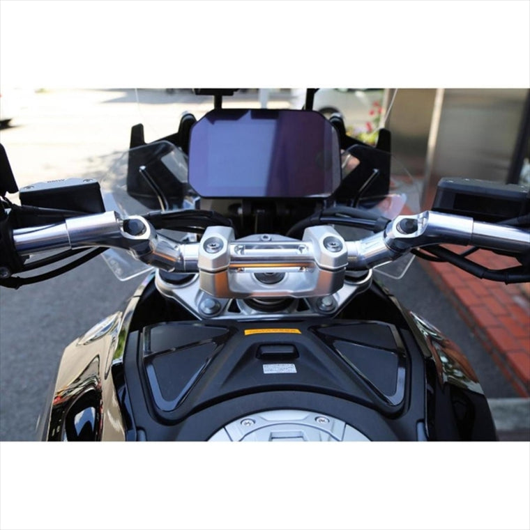 アエラ｜アルミ可変ハンドル ブラック:スペーサー12mm BMW R1300GS｜AE-27060-12mm-BK