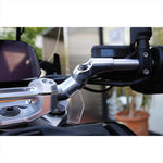 アエラ｜アルミ可変ハンドル ブラック:スペーサー12mm BMW R1300GS｜AE-27060-12mm-BK