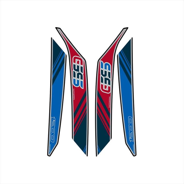 モトグラフィックス｜ボディパッド RED/BLU ｜MT-BB01T