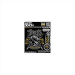 モトグラフィックス｜グラフィックシート ダークレッド 右 ｜MT-GK0DGMG-R
