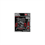 モトグラフィックス｜グラフィックシート レッド 右 ｜MT-GK0DGR-R